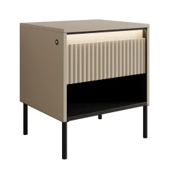 Timoteo 2 - Nachtkastje - Beige - 46x40x52 cm