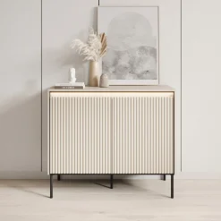 Timoteo - Dressoir - Beige - 98x40x83 cm