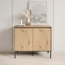 Timoteo - Dressoir - Eiken - 98x40x83 cm
