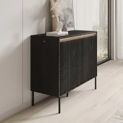 Timoteo - Dressoir - Zwart - 98x40x83 cm
