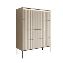 Timoteo - Ladekast - Beige - 93x47x125 cm