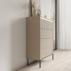Timoteo - Ladekast - Beige - 93x47x125 cm