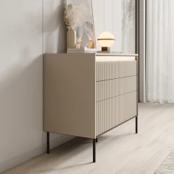 Timoteo - Ladekast - Beige - 104x47x83 cm