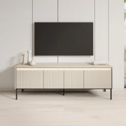 Timoteo - TV-Meubel - Beige - 167x40x56 cm