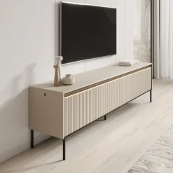 Timoteo - TV-Meubel - Beige - 193x40x56 cm