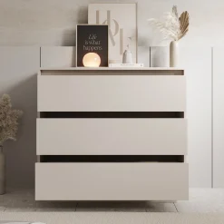 Tivaro - Ladekast - Beige - 94x41x87 cm