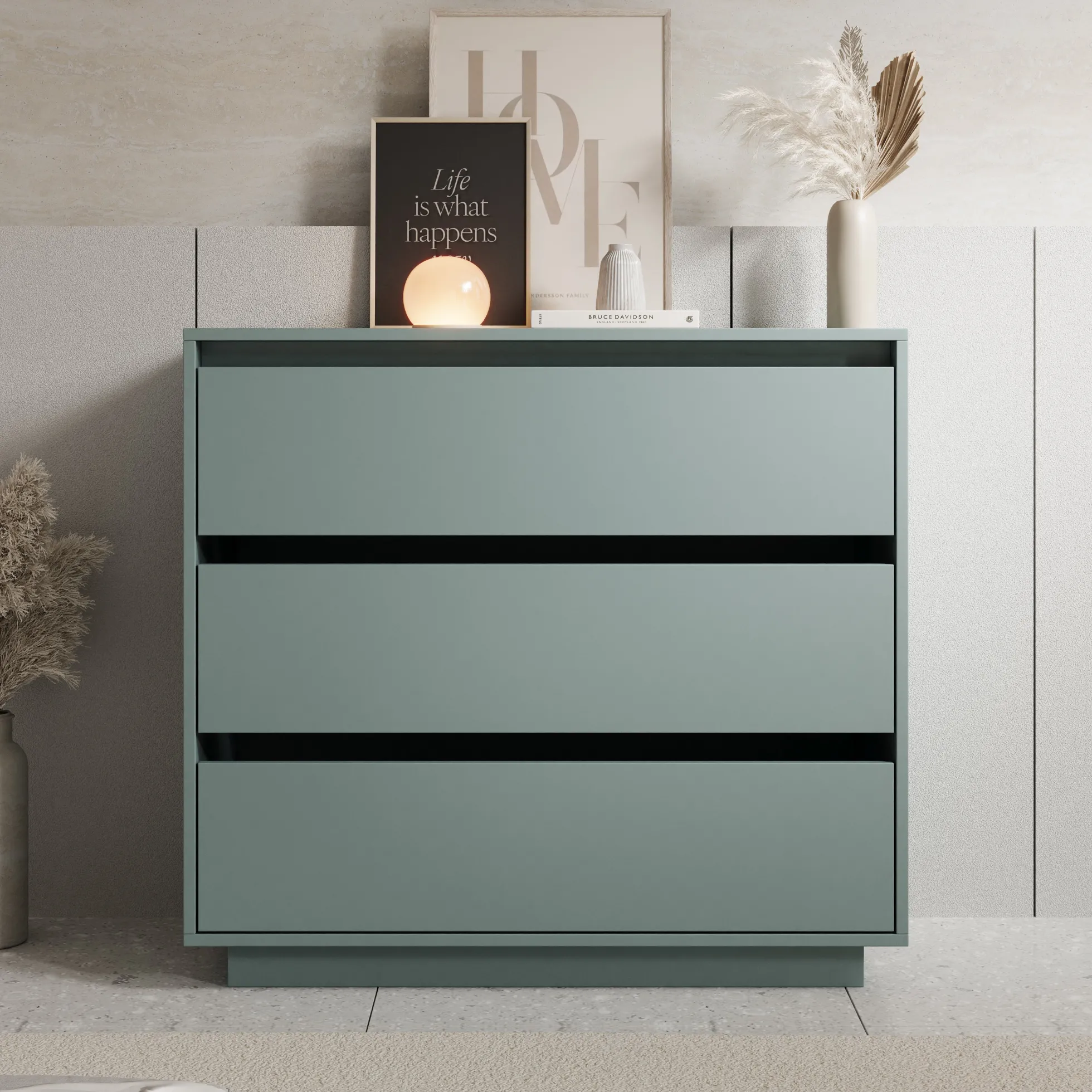 Tivaro - Ladekast - Groen - 94x41x87 cm