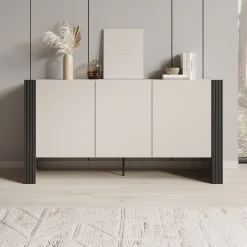 Torevia - Dressoir - Beige - 151x41x79 cm