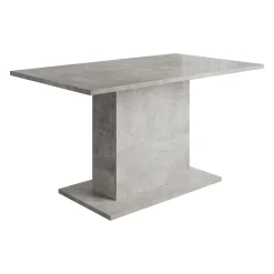 Tova - Eetkamertafel - Grijs/betonlook - 138x80x69 cm