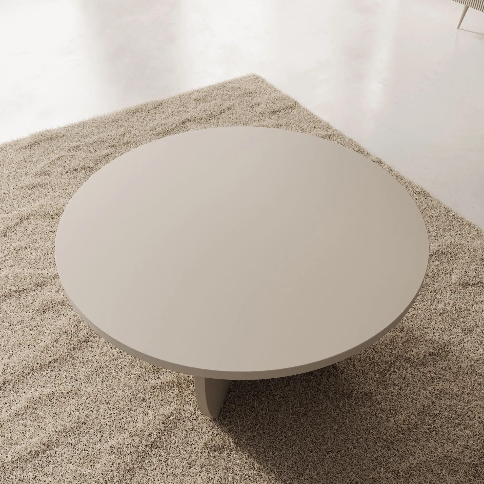 Trada - Salontafel - Beige - 74x74x40 cm
