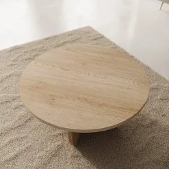 Trada - Salontafel - Licht eikenpatroon - 74x74x40 cm