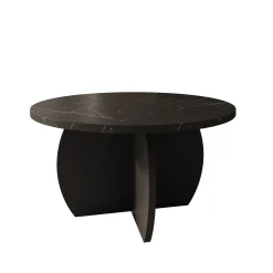 Trada - Salontafel - Zwart marmerlook - 74x74x40 cm