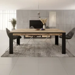 Trinidad - Eetkamertafel - Eikenlook - 195x100x77 cm