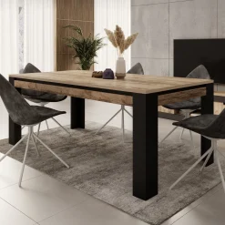 Trinidad - Eetkamertafel - Eikenlook - 195x100x77 cm