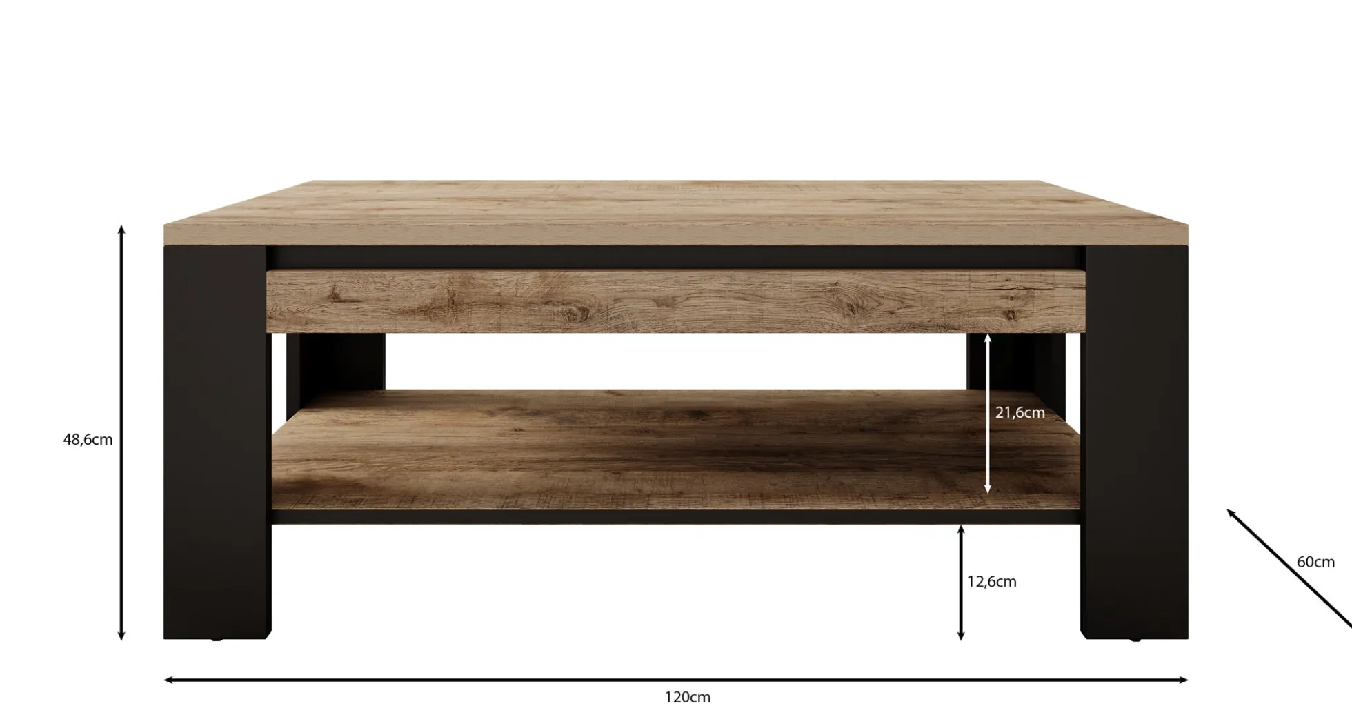 Trinidad - Salontafel - Eiken