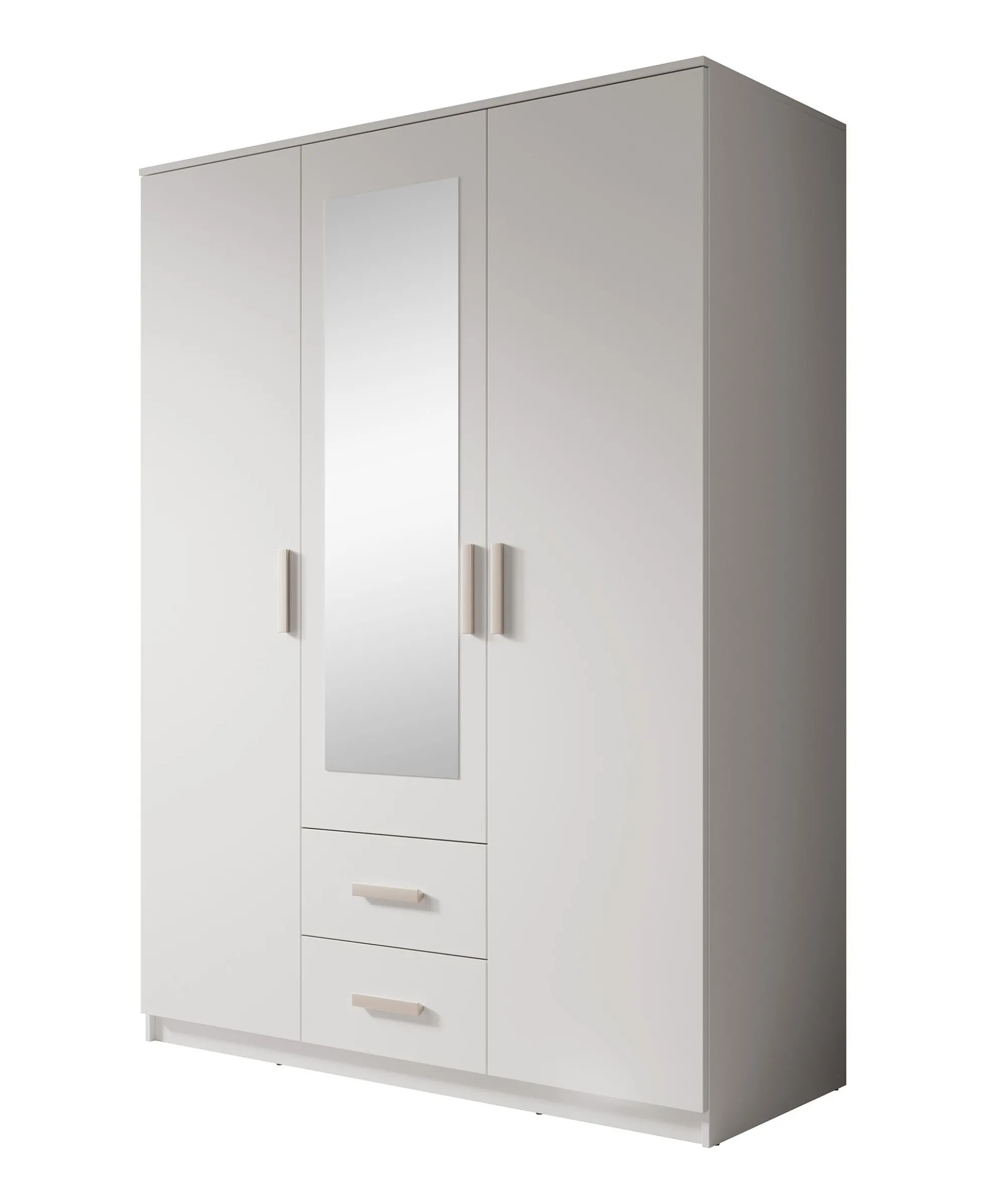 Tyko - Kledingkast 3-deurs - Wit - 150x58x200 cm