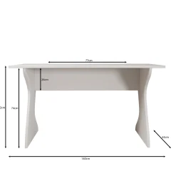 Unfold - Bureau - Eikenpatroon - 140x65x76 cm
