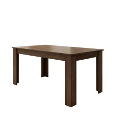 Uverta - Eetkamertafel - Donker eiken - 166x88x75 cm