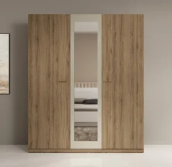 Valduz - Kledingkast 3-deurs - Eiken - 179x59x215 cm