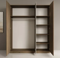 Valduz - Kledingkast 3-deurs - Eiken - 179x59x215 cm
