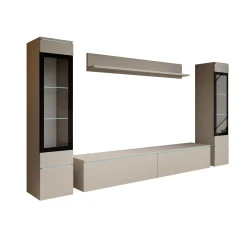 Variety - Wandmeubel - Beige - 180x33x132 cm