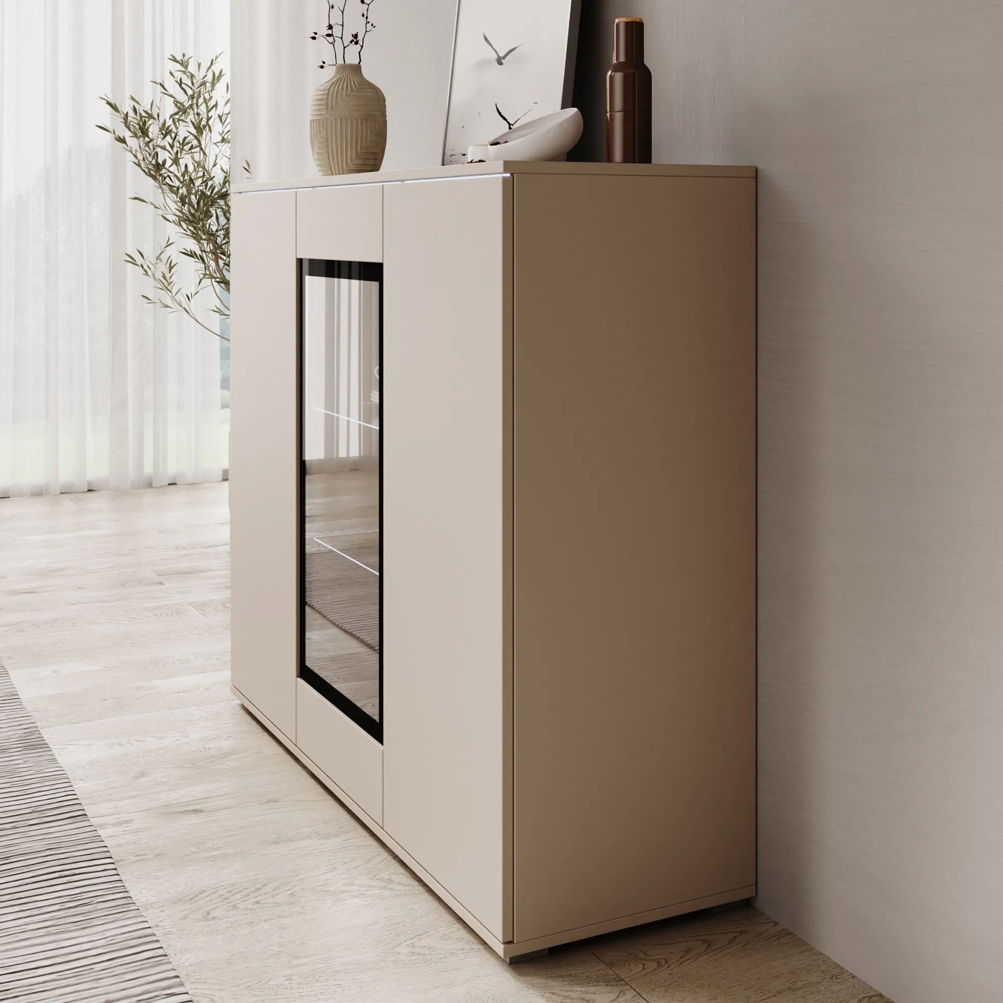 Verity 7 - Dressoir - Beige - 120x40x103 cm