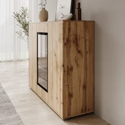 Verity 7 - Dressoir - Eikenpatroon - 120x40x103 cm
