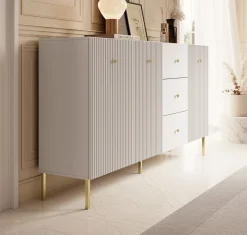 Vermont - Dressoir - Wit - 180x42x98 cm