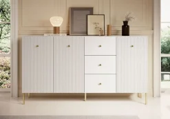 Vermont - Dressoir - Wit - 180x42x98 cm