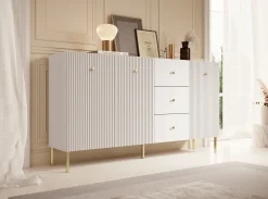 Vermont - Dressoir - Wit - 180x42x98 cm