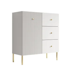 Vermont - Dressoir - Wit - 91x42x98 cm