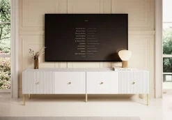 Vermont - TV-Meubel - Wit - 180x42x48cm