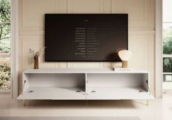 Vermont - TV-Meubel - Wit - 180x42x48cm