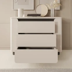 Vexon - Ladekast - Beige/Zwart - 96x45x78 cm