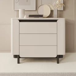 Vexon - Ladekast - Beige/Zwart - 96x45x78 cm