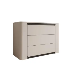 Vexon - Ladekast - Beige/Zwart - 111x45x78 cm