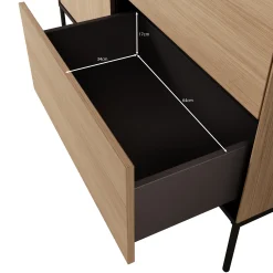 Vicious - Dressoir - Eiken - 127x41x85 cm