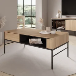Vicious - Salontafel - Eiken - 110x60x45 cm