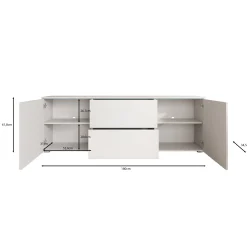 Vico - TV-Meubel - Zwart