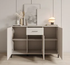 Vidor 1 - Dressoir - Beige - 138x40x90 cm