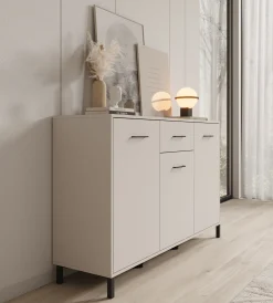 Vidor 1 - Dressoir - Beige - 138x40x90 cm
