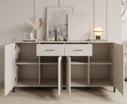 Vidor - Dressoir - Beige - 183x40x90 cm