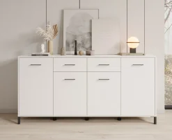 Vidor - Dressoir - Wit - 183x40x90 cm