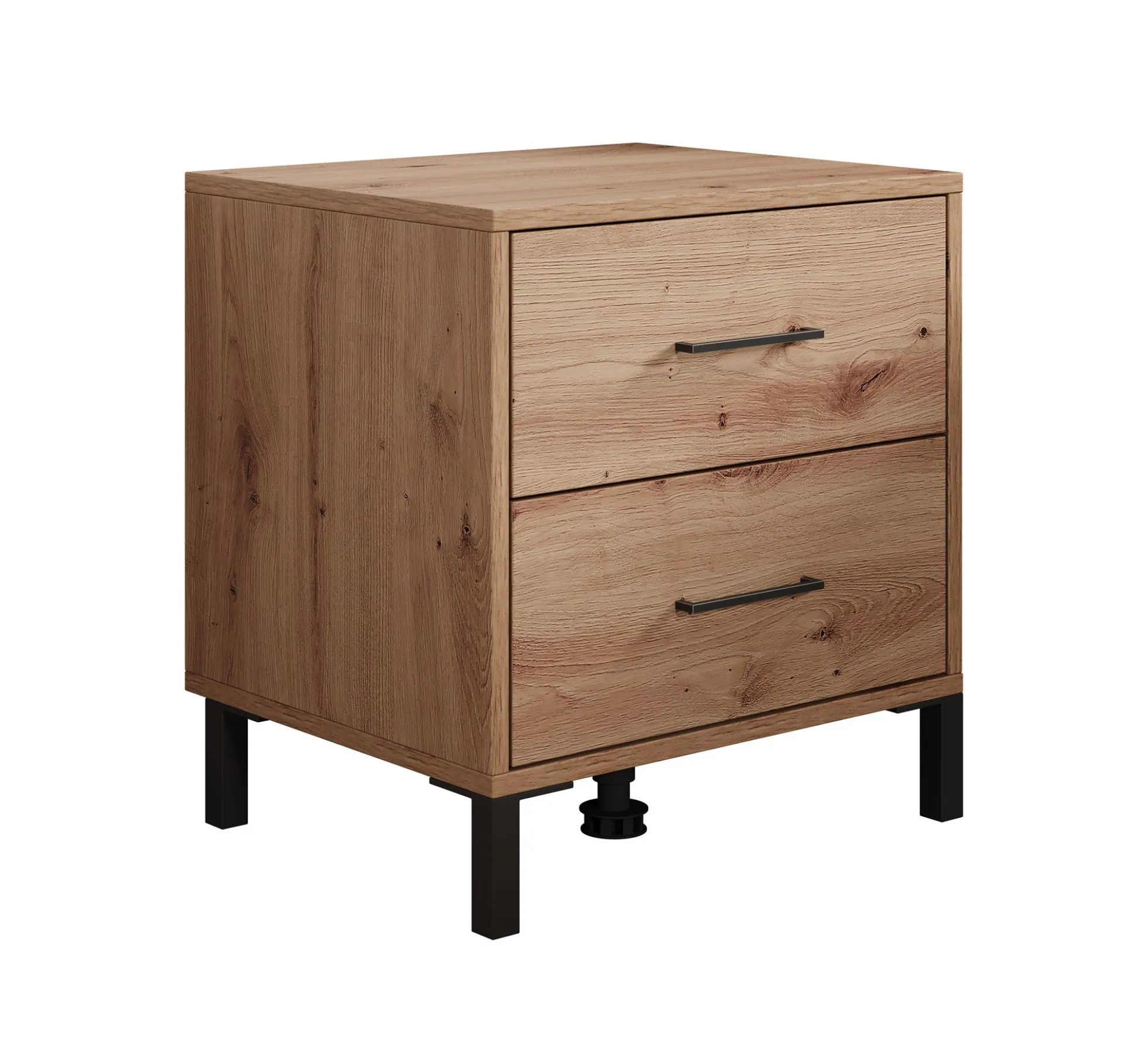 Vidor - Nachtkastje - Eiken - 48x40x52 cm