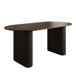 Viento - Eetkamertafel - Zwart - 180x90x76 cm