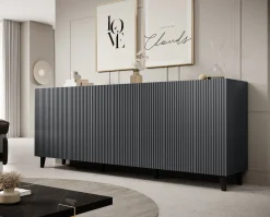 Vintar - Dressoir - Antraciet - 201x42x83 cm