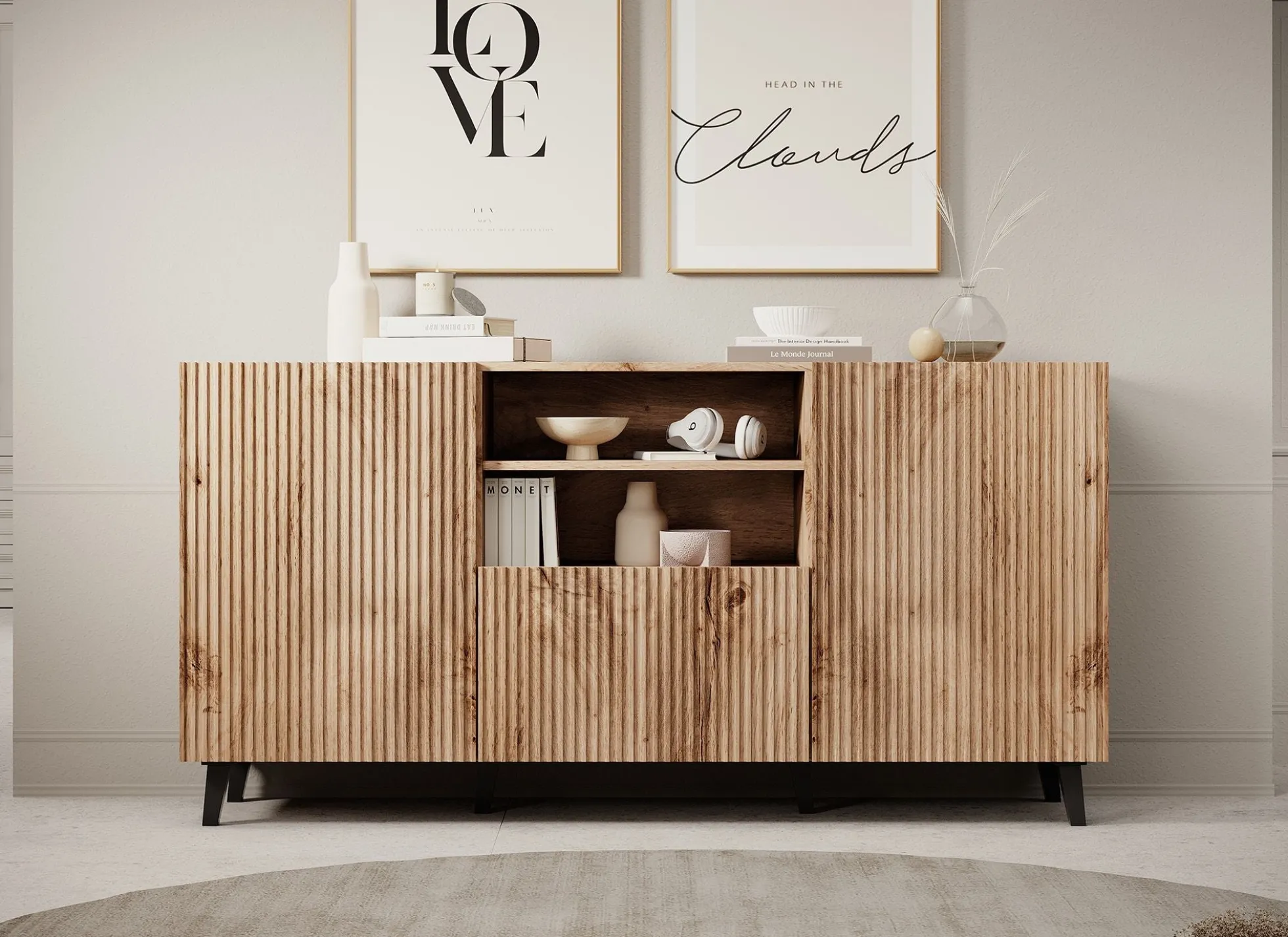 Vintar - Dressoir - Eiken - 151x42x83 cm