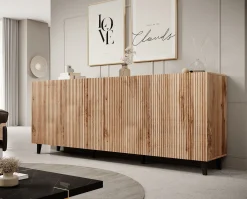 Vintar - Dressoir - Eiken - 201x42x83 cm