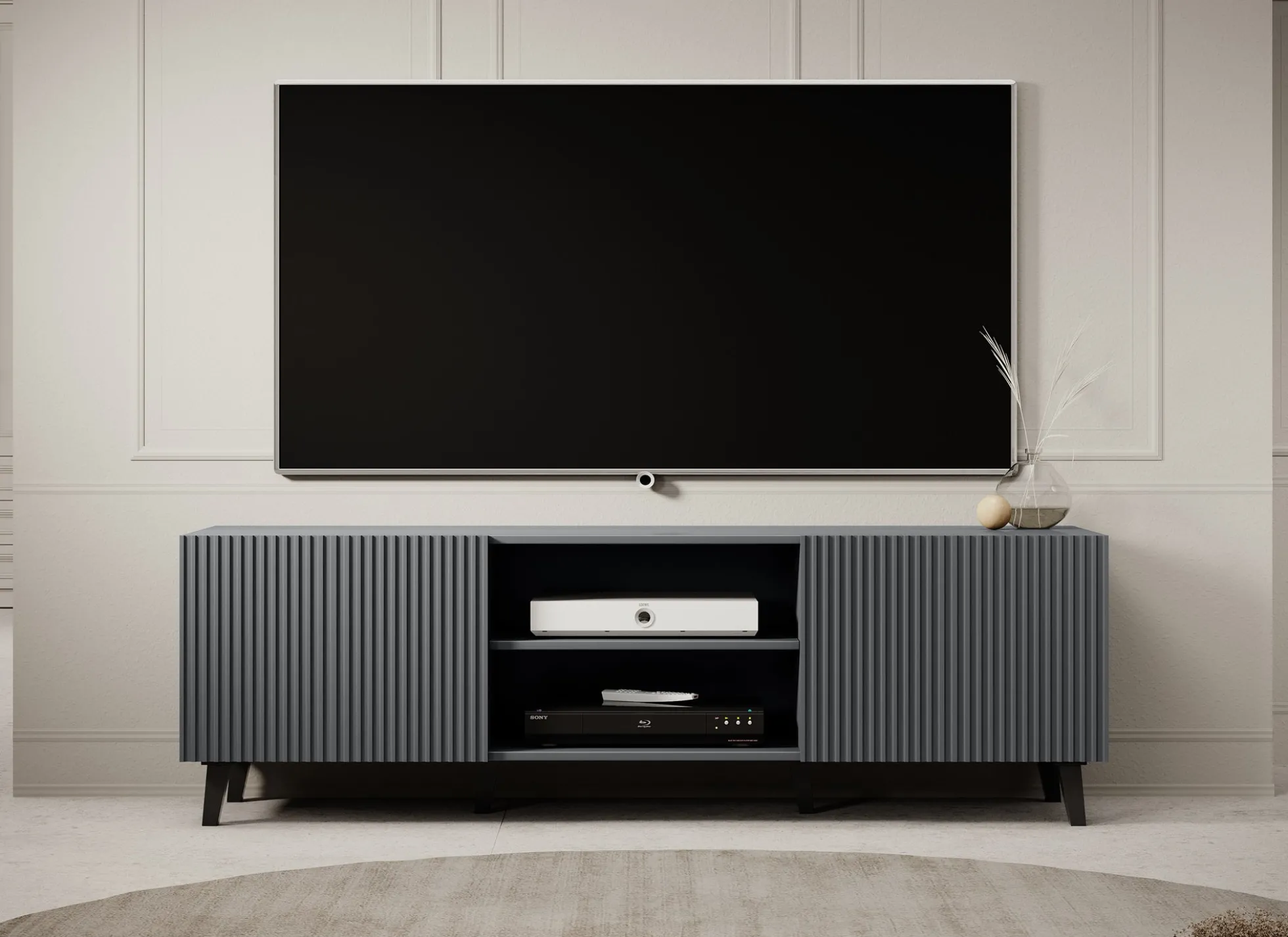 Vintar - TV-Meubel - Antraciet - 150 cm