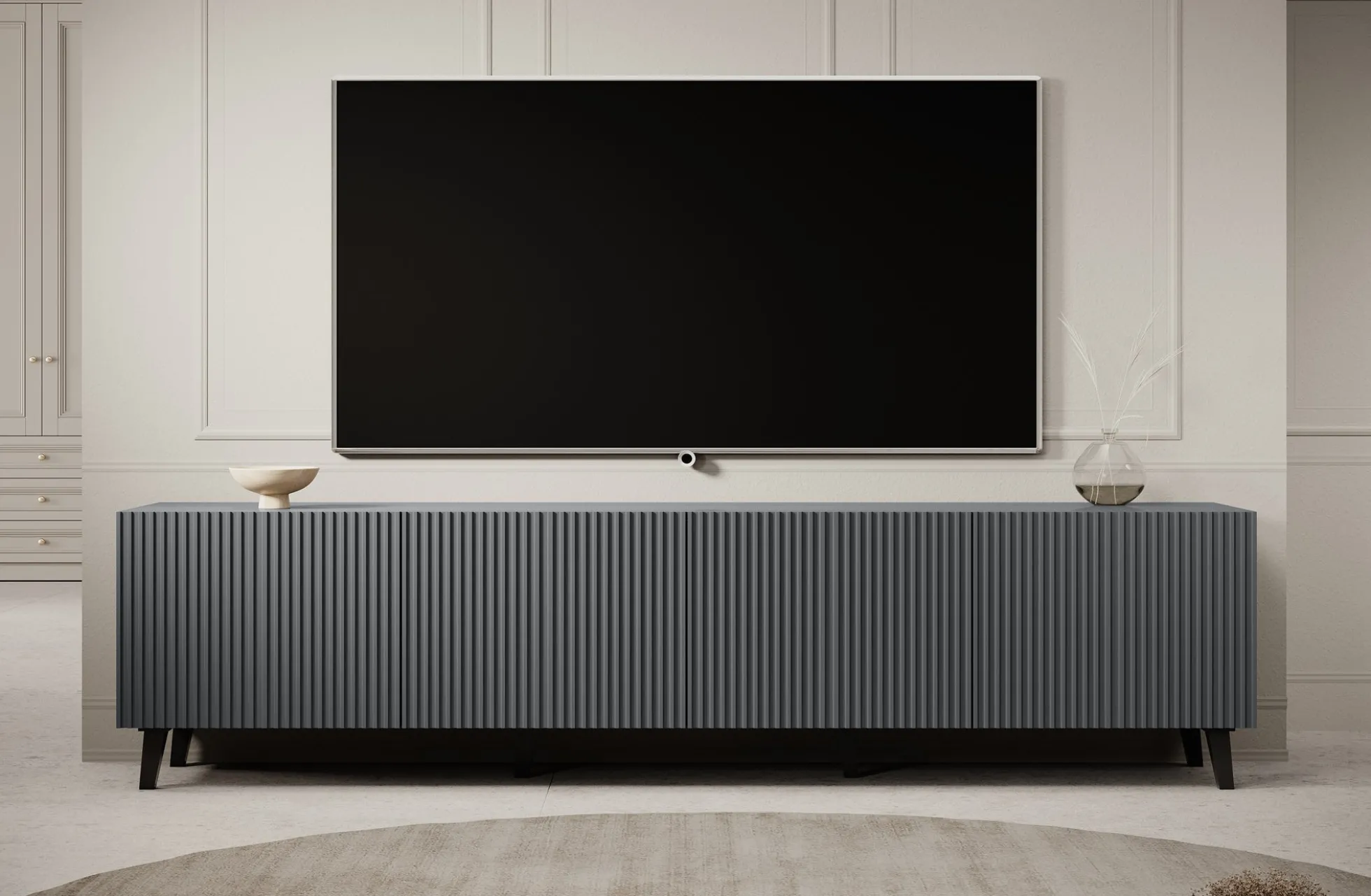 Vintar - TV-Meubel - Antraciet - 200 cm
